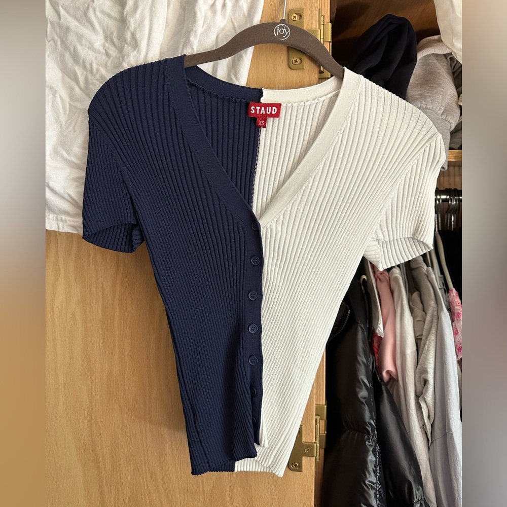 Staud Color Block Top